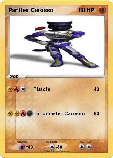 Pokemon Panther Carosso