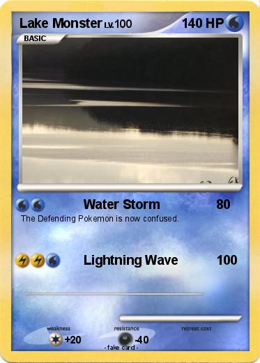 Pokemon Lake Monster