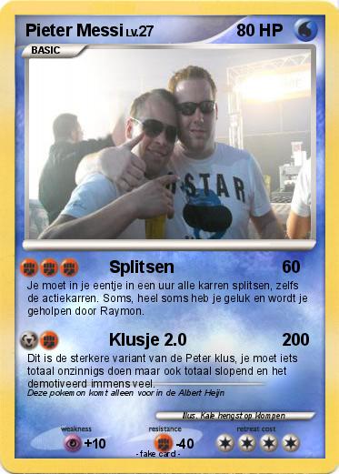 Pokemon Pieter Messi