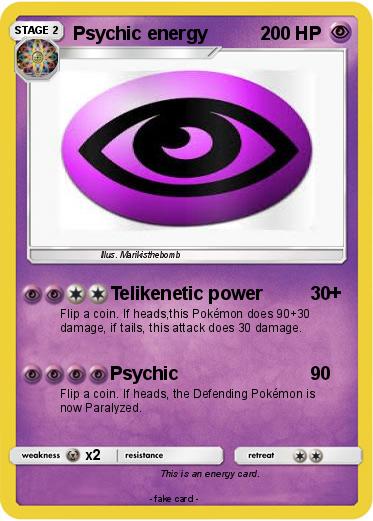Pokemon Psychic energy