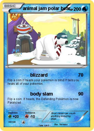 Pokemon animal jam polar bear