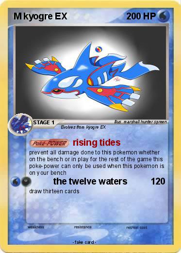 Pokemon M kyogre EX