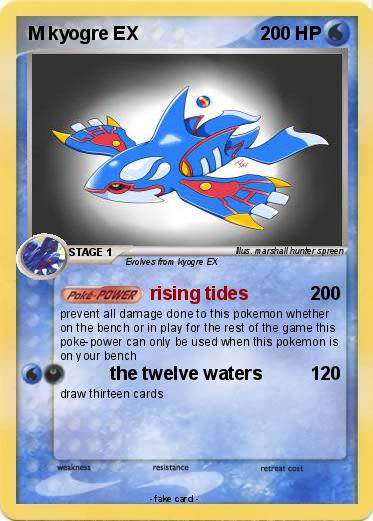 Pokemon M kyogre EX