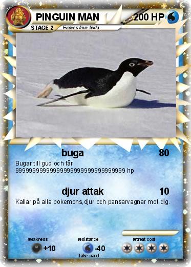 Pokemon PINGUIN MAN