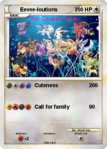 Pokemon Eevee-loutions