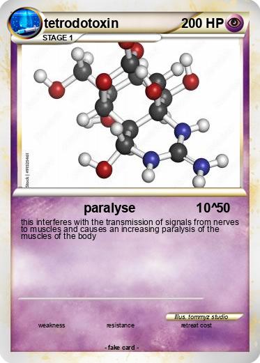 Pokemon tetrodotoxin