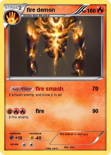 Pokemon fire demon