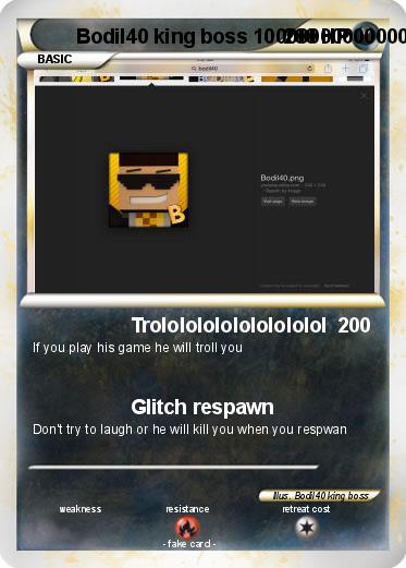 Pokemon Bodil40 king boss 100000000000000000000