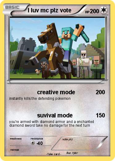 Pokemon I luv mc plz vote