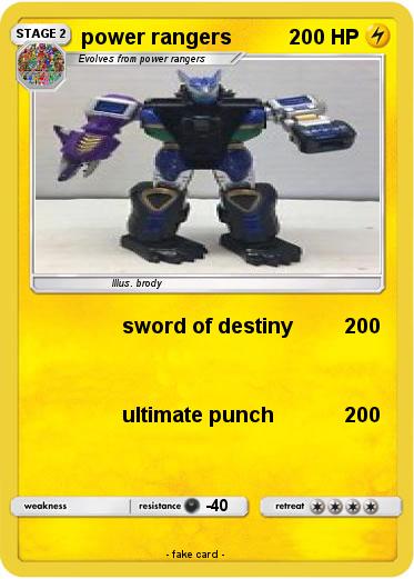 Pokemon power rangers