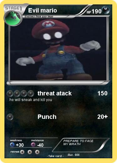 Pokemon Evil mario