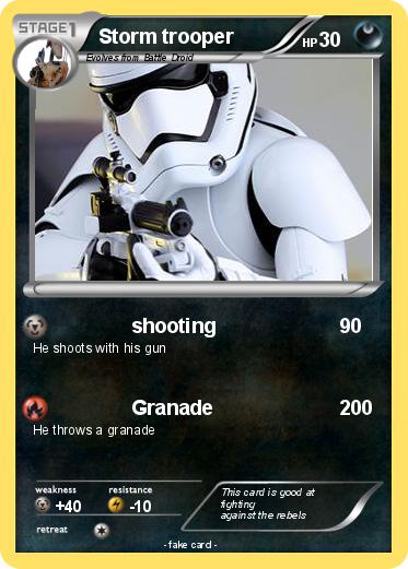 Pokemon Storm trooper