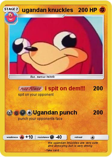 Pokemon ugandan knuckles