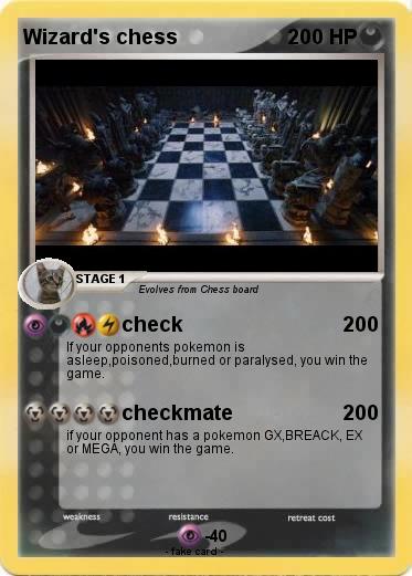 Pokemon Wizard's chess