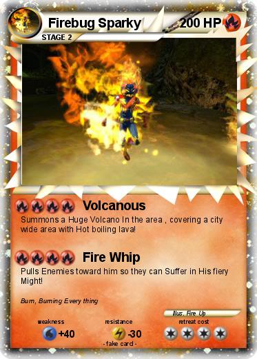 Pokemon Firebug Sparky