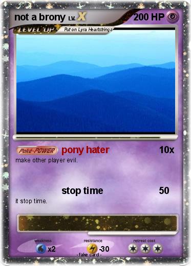 Pokemon not a brony