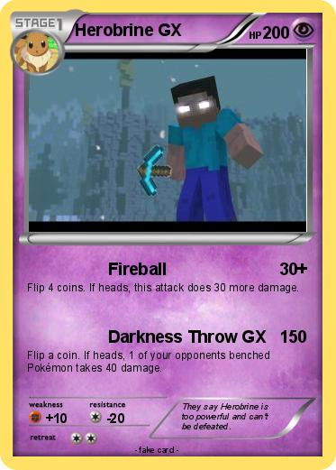 Pokemon Herobrine GX