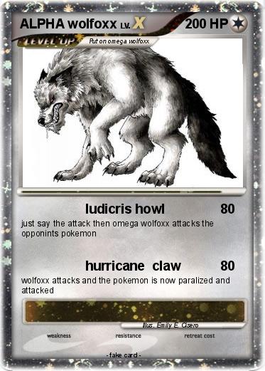 Pokemon ALPHA wolfoxx