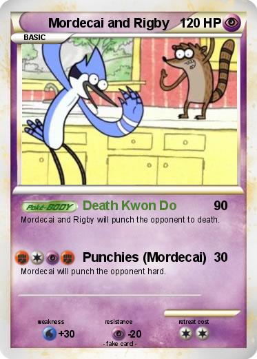Pokemon Mordecai and Rigby