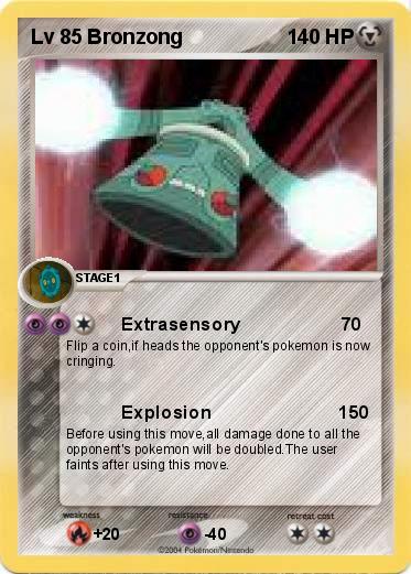 Pokemon Lv 85 Bronzong