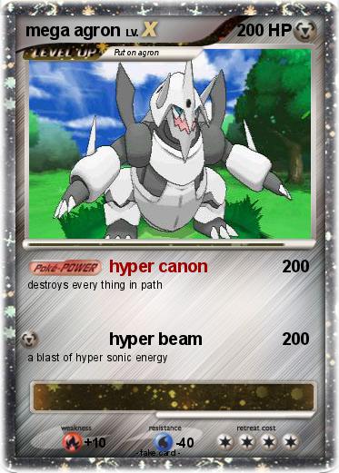 Pokemon mega agron