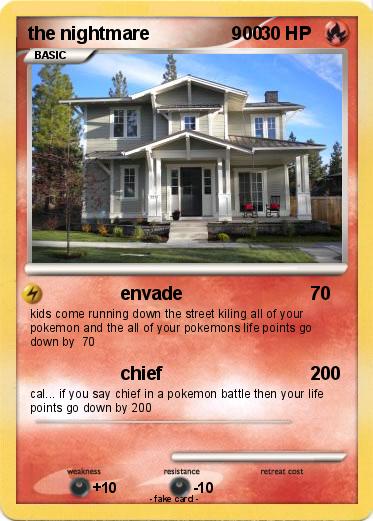 Pokemon the nightmare                900                            90000