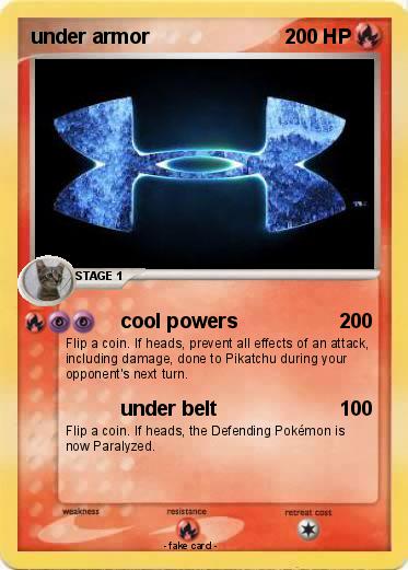 Pokemon under armor