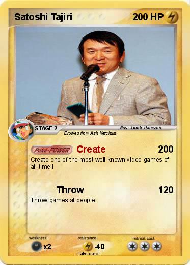 Pokemon Satoshi Tajiri