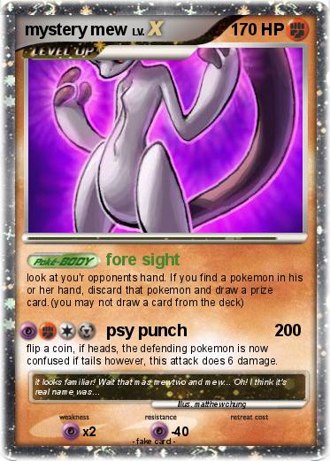 Pokemon mystery mew