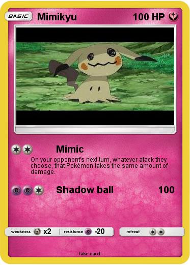 Pokemon Mimikyu