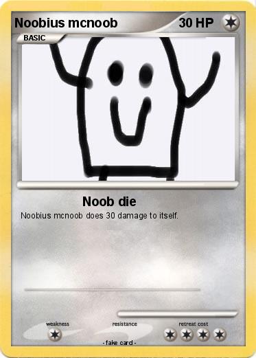 Pokemon Noobius mcnoob