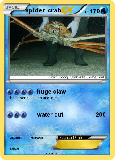 Pokemon spider crab