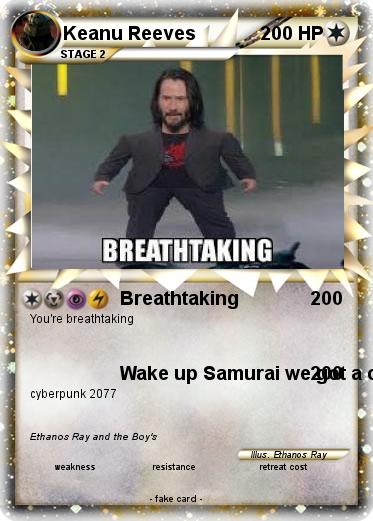 Pokemon Keanu Reeves