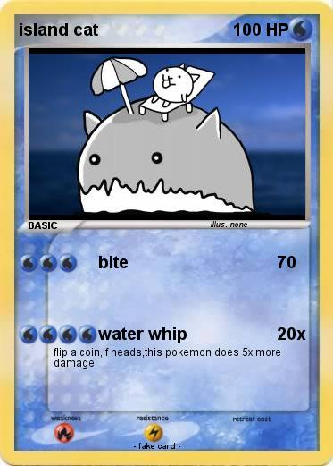 Pokemon island cat