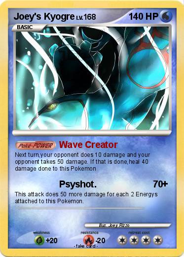 Pokemon Joey's Kyogre