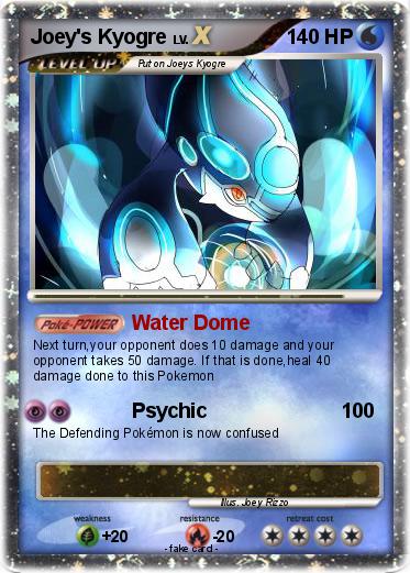 Pokemon Joey's Kyogre