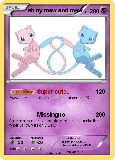 Pokemon shiny mew and mew