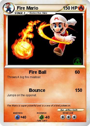 Pokemon Fire Mario