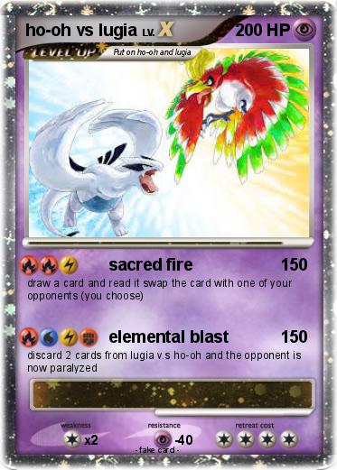 Pokemon ho-oh vs lugia
