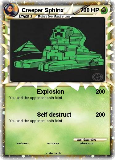 Pokemon Creeper Sphinx