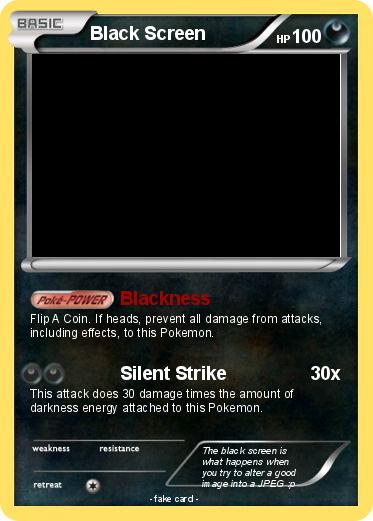 Pokemon Black Screen