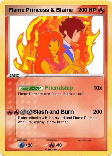 Pokemon Flame Princess & Blaine