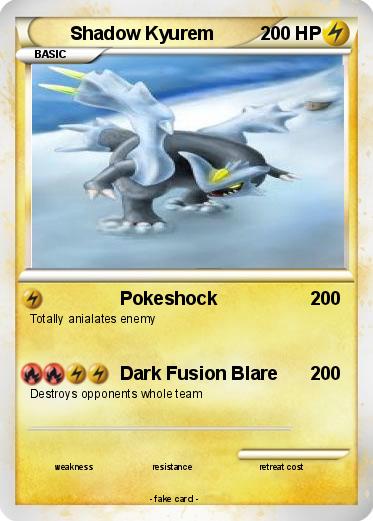 Pokemon Shadow Kyurem