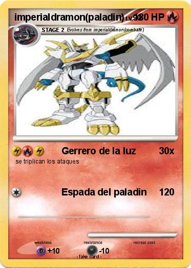 Pokemon imperialdramon(paladin)