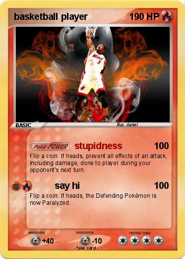 Pokemon basketball player