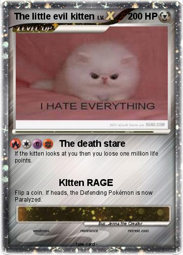 Pokemon The little evil kitten