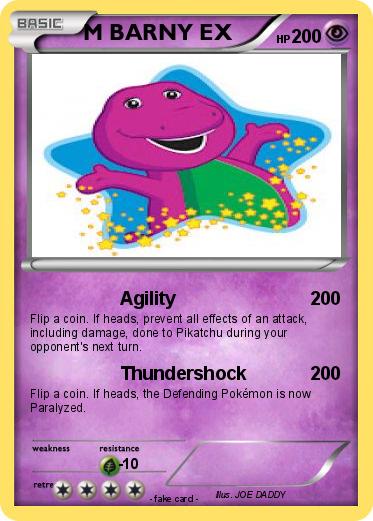 Pokemon M BARNY EX