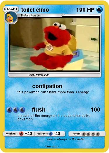 Pokemon toilet elmo
