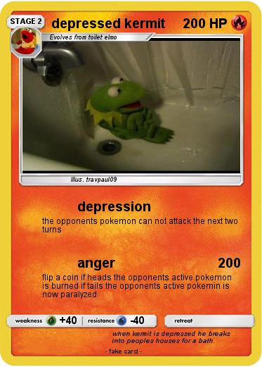 Pokemon depressed kermit