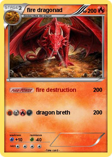 Pokemon fire dragonad